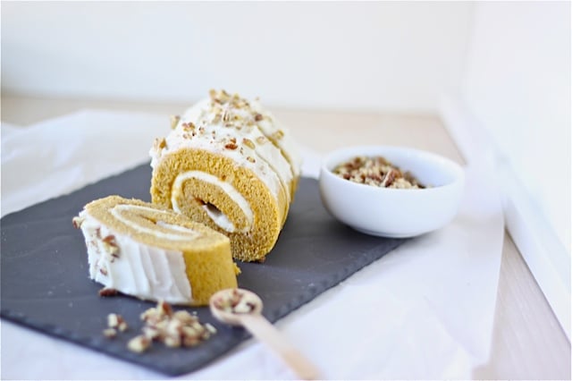 Pumpkin Roll Cake - JoyFoodSunshine