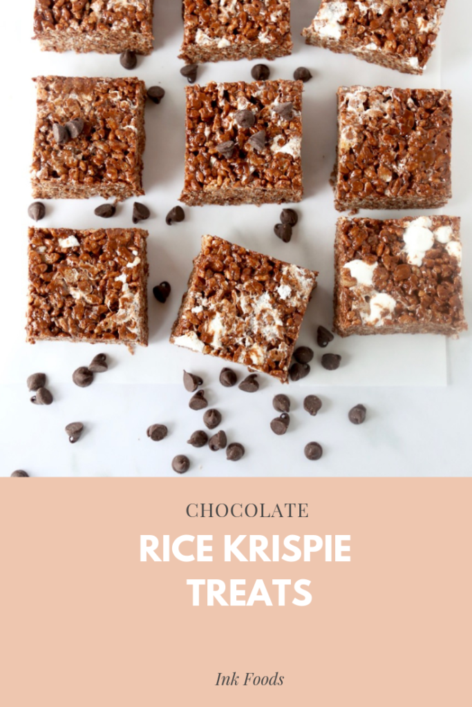 Chocolate Rice Krispie Treats - Joy + Oliver