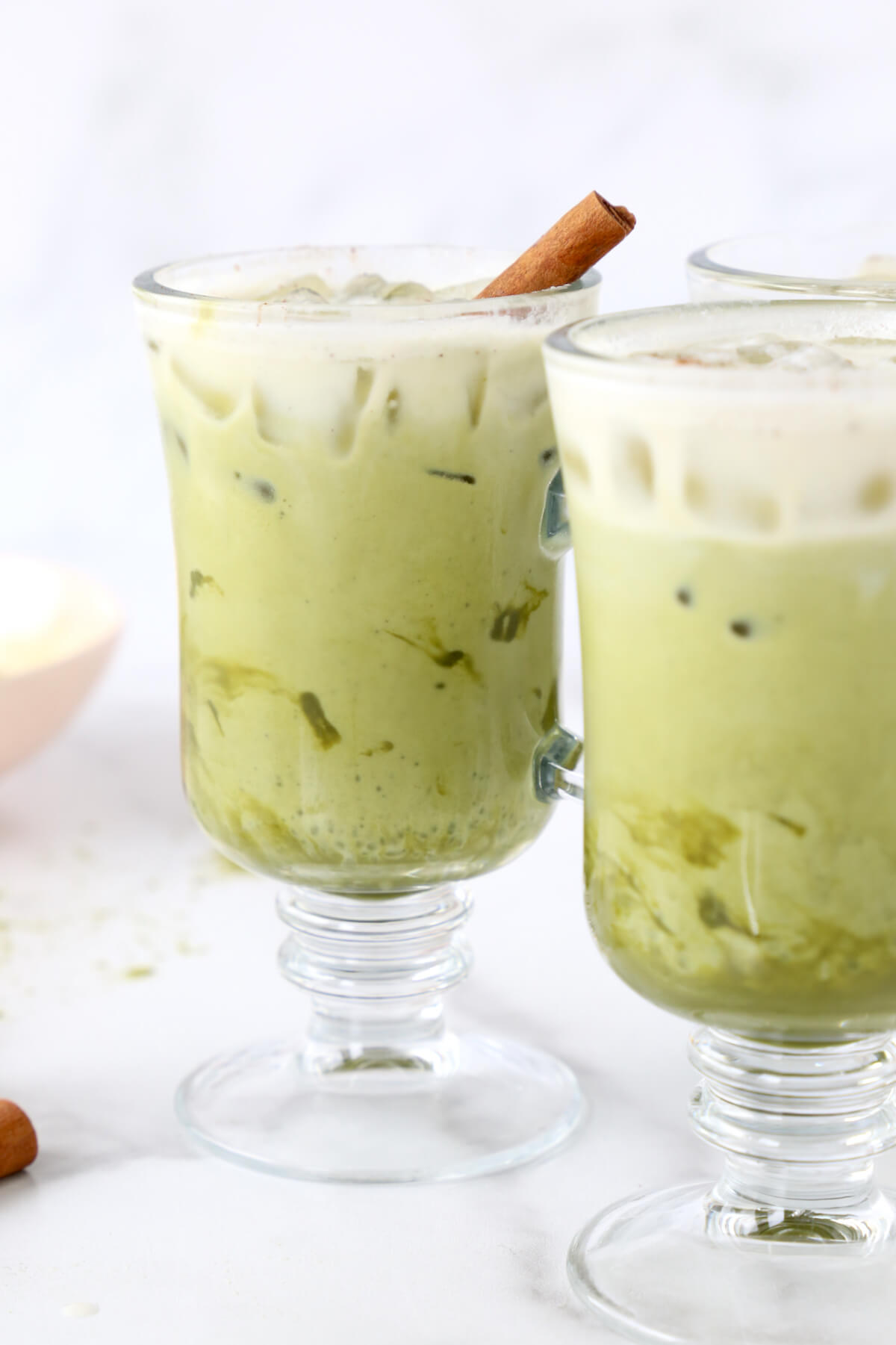 Easy Iced Matcha Green Tea Latte - Joy + Oliver