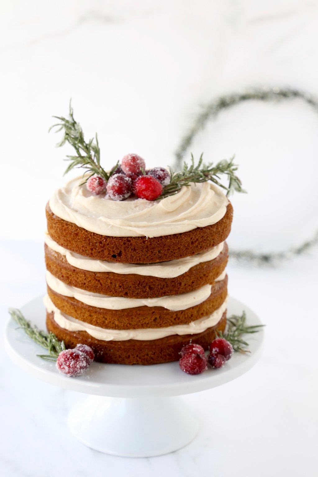 Gingerbread Layer Cake - Joy + Oliver