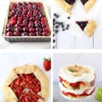 Four picture of fourth of july desserts