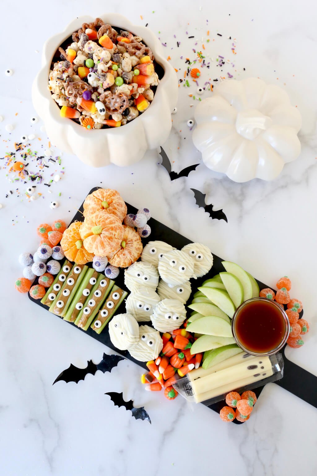 Fun and Healthy Halloween Snack Tray - Super Healthy Kids