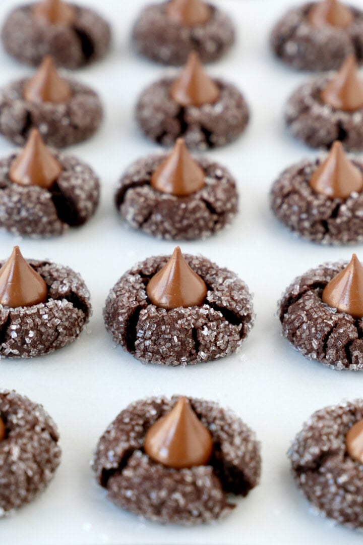 Double Chocolate Kiss Cookies Joy + Oliver