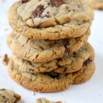 A stack of four cookies.