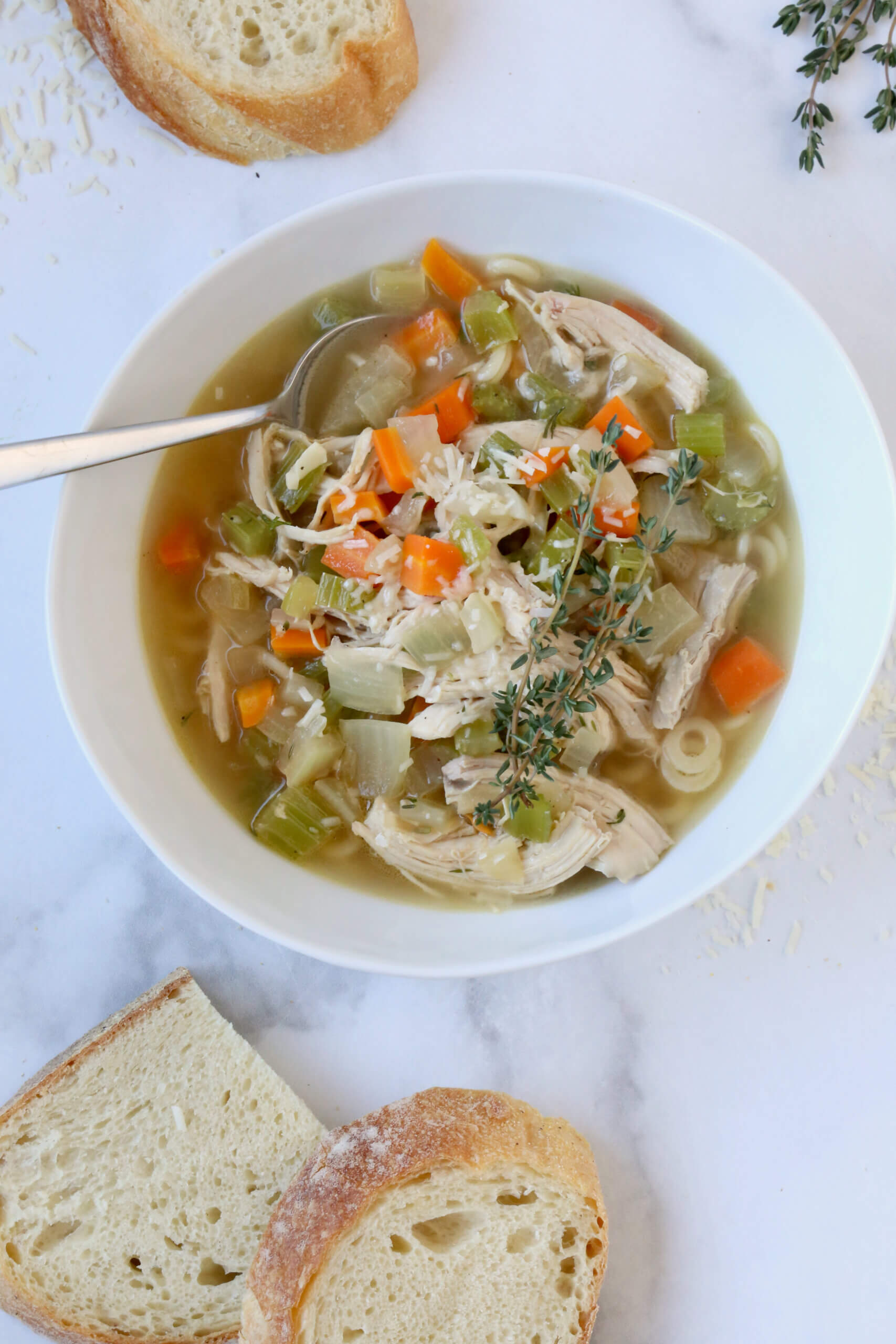 Favorite Chicken Noodle Soup Recipe (with Rotisserie Chicken)